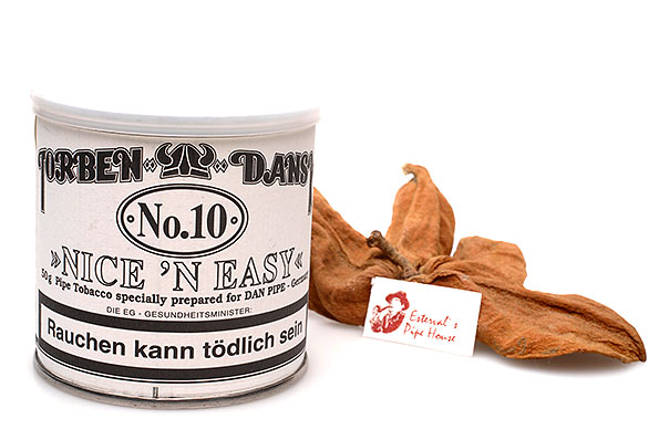 Torben Dansk No. 10 Nice 'N Easy Pipetobacco 50g Tin Torben Dansk No. 10 Nice 'N Easy Pipetobacco 50g Tin